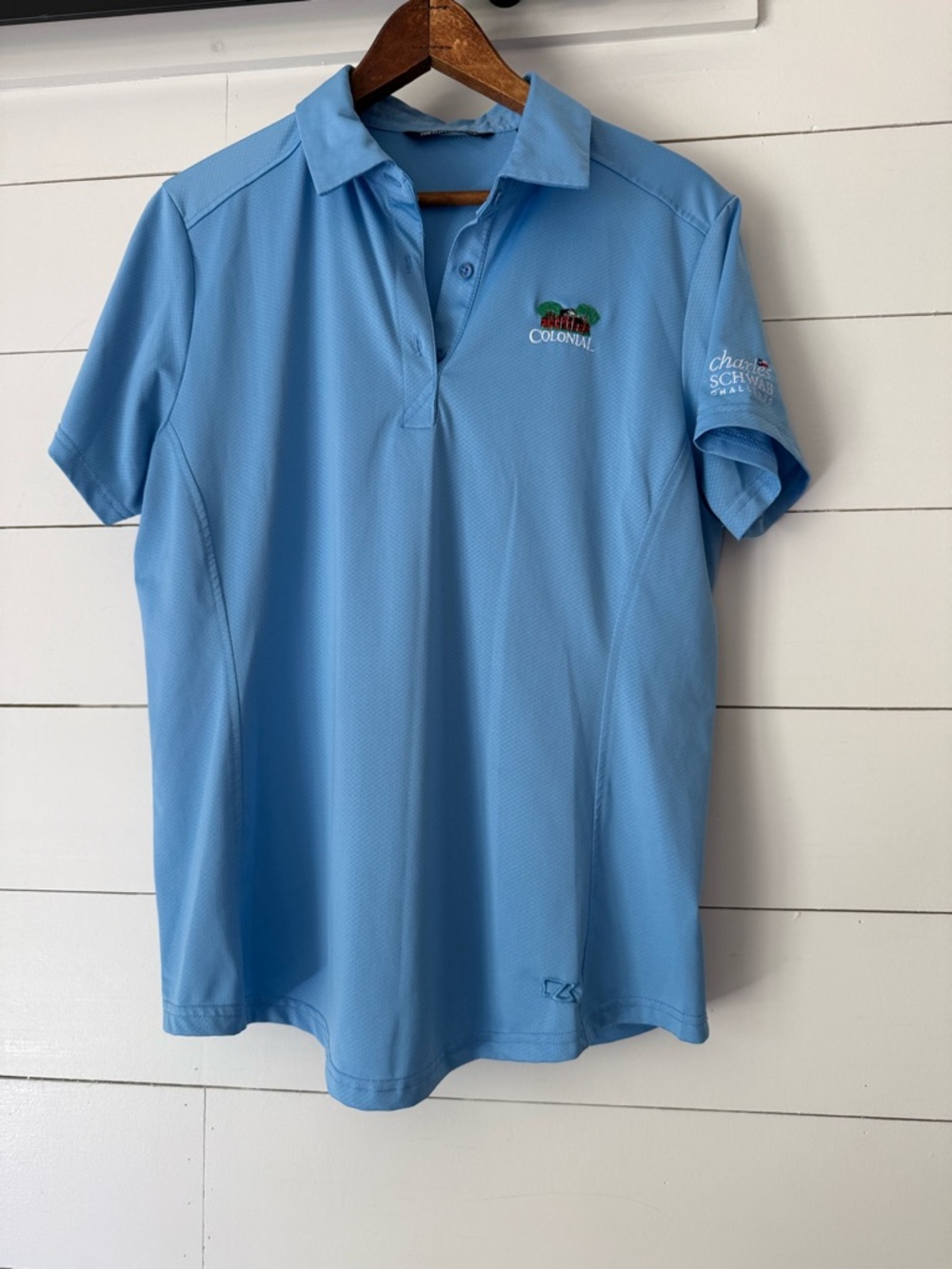 Cutter & Buck Women’s Golf Polo Shirt Size Large, The Colonial Tour Championship